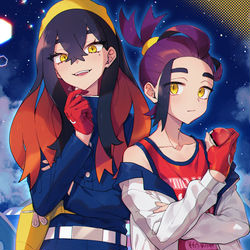 This is a pixiv picture whose title is ゼイユ＆スグリ.