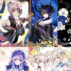 This is a pixiv picture whose title is hololive EN -Advent- Kimono.