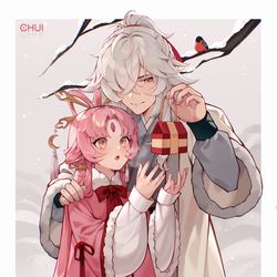 This is a pixiv picture whose title is New year Fuyuan.