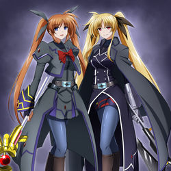 This is a pixiv picture whose title is 悪落ちなのは＆フェイト.
