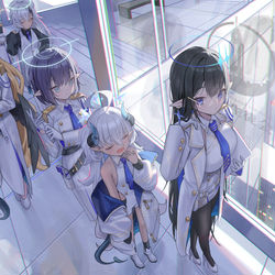 This is a pixiv picture whose title is 連邦生徒会.