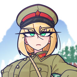 This is a pixiv picture whose title is 소련장교.