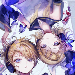 This is a pixiv picture whose title is 不協和音.