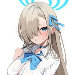 This is a pixiv picture whose title is 制服アスナ.