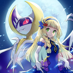 This is a pixiv picture whose title is Moonlight.