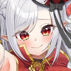 This is a pixiv picture whose title is 【仕事絵】Miya Mewrilee抱き枕カバー.