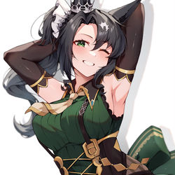 This is a pixiv picture whose title is サトノクラウン.