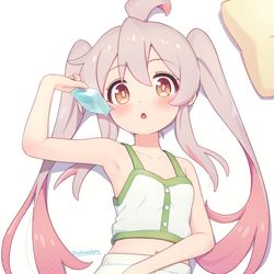 This is a pixiv picture whose title is 夏のまひろちゃん.