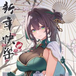 This is a pixiv picture whose title is 阮梅.