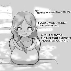This is a pixiv picture whose title is Marrin has something to ask you!.