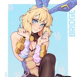 This is a pixiv picture whose title is バニーブリジット.