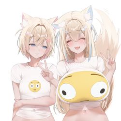 This is a pixiv picture whose title is 😳🐾.