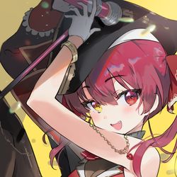 This is a pixiv picture whose title is マリン船長300万.