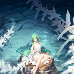 This is a pixiv picture whose title is 长眠.
