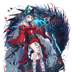 This is a pixiv picture whose title is 濁心スカジ.