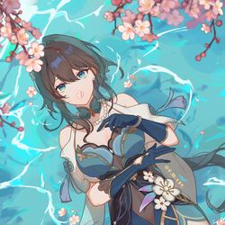 This is a pixiv picture whose title is 亲爱的.