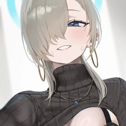 This is a pixiv picture whose title is たくし上げアスナ.