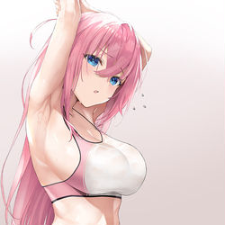 This is a pixiv picture whose title is 汗かき陸セパぼっちちゃん.