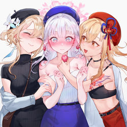 This is a pixiv picture whose title is フォンテーヌへの旅.