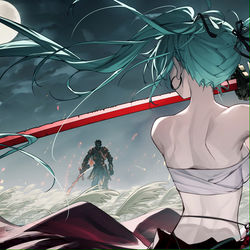 This is a pixiv picture whose title is 只音.