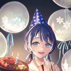 This is a pixiv picture whose title is お誕生日おめでとう、さや.