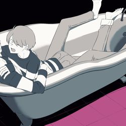 This is a pixiv picture whose title is 【ゲタ墓】ゲタ吉と墓吉(成長if)【腐向けKTR】.
