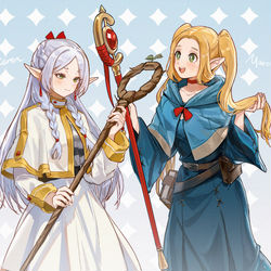 This is a pixiv picture whose title is 交换发型！.