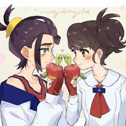 This is a pixiv picture whose title is ポケモンSVスグアオ.