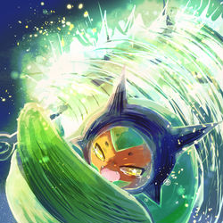This is a pixiv picture whose title is オーガポン の かたきうち！.