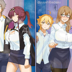 This is a pixiv picture whose title is 🚹🚾.