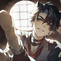 This is a pixiv picture whose title is 迫るリオセスリ.