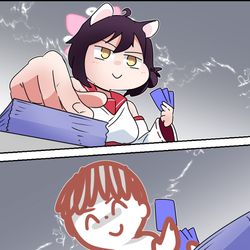 This is a pixiv picture whose title is 듀얼2 Duel#2.