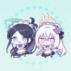 This is a pixiv picture whose title is 小さなメイドたち！.