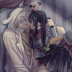 This is a pixiv picture whose title is 卯.