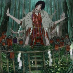 This is a pixiv picture whose title is 禁足地.