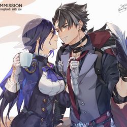 This is a pixiv picture whose title is Wriorinde Commission.