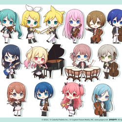 This is a pixiv picture whose title is セカイシンフォニー2023 / SDイラスト.