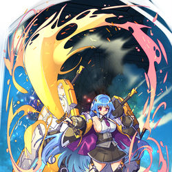 This is a pixiv picture whose title is X-00 ティアマト.