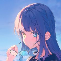 This is a pixiv picture whose title is BLUE HOUR.