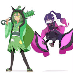 This is a pixiv picture whose title is ぽにおとモモ.