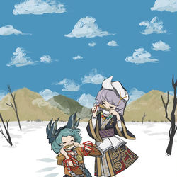 This is a pixiv picture whose title is アットゥシ.