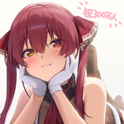 This is a pixiv picture whose title is 300万人おめでとう！.