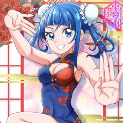 This is a pixiv picture whose title is ソラちゃんチャイナドレス♥.