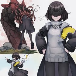 This is a pixiv picture whose title is アークナイツ エンドフィールド 管理人.