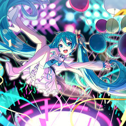 This is a pixiv picture whose title is miku.