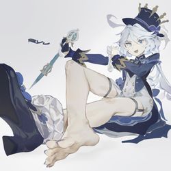 This is a pixiv picture whose title is 芙宁娜.