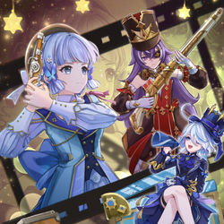 This is a pixiv picture whose title is 提瓦特映影節.