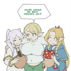 This is a pixiv picture whose title is plus size elf.