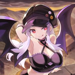 This is a pixiv picture whose title is ブラックマトリクス　ルカ.