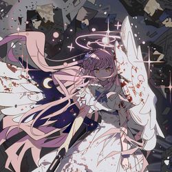 This is a pixiv picture whose title is 聖園ミカ（他、オリジナル）.